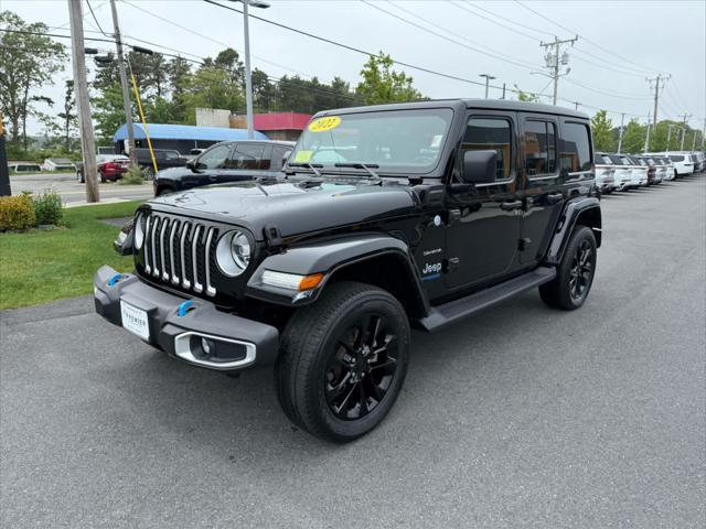 used 2022 Jeep Wrangler Unlimited 4xe car, priced at $33,975