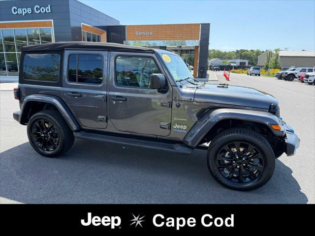 used 2022 Jeep Wrangler Unlimited 4xe car, priced at $33,975
