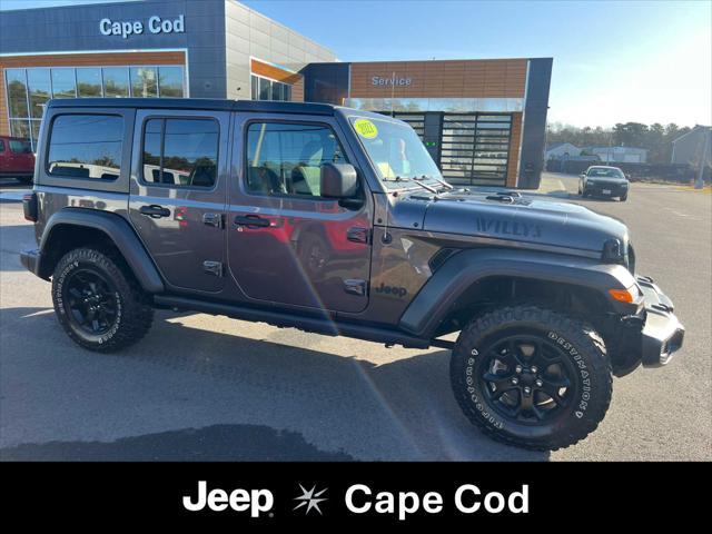 used 2021 Jeep Wrangler car, priced at $31,675