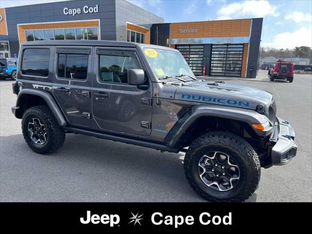 used 2021 Jeep Wrangler Unlimited 4xe car, priced at $34,975