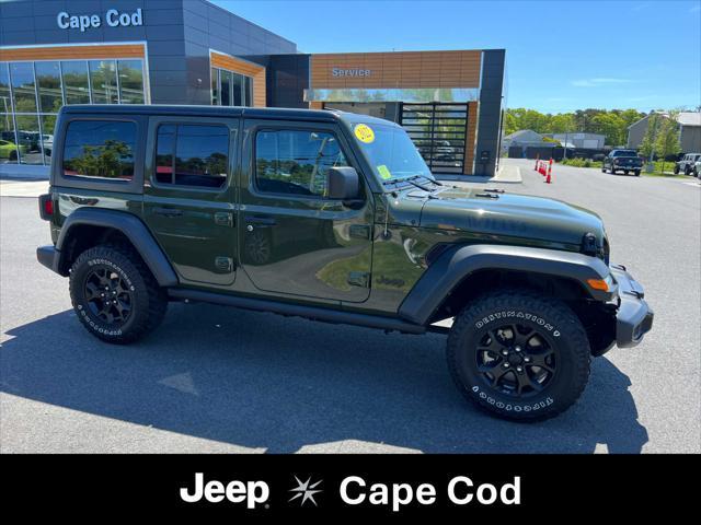 used 2022 Jeep Wrangler car, priced at $33,575