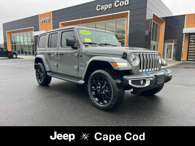 used 2022 Jeep Wrangler Unlimited 4xe car, priced at $34,575