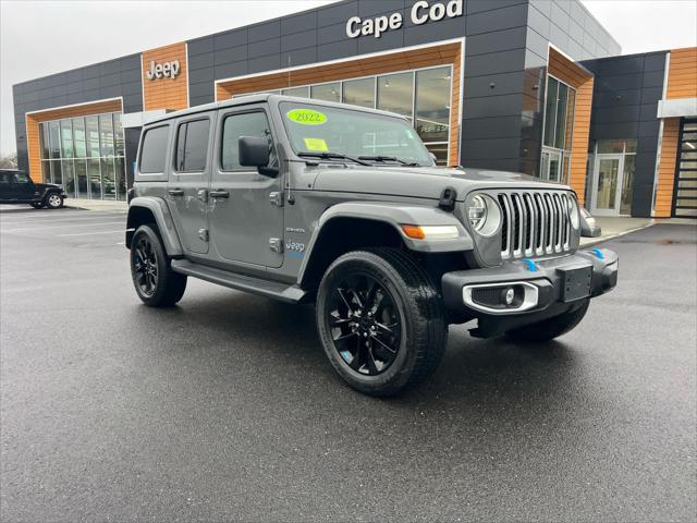 used 2022 Jeep Wrangler Unlimited 4xe car, priced at $34,575