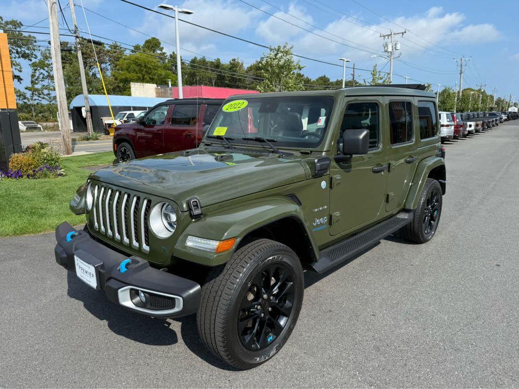 used 2022 Jeep Wrangler Unlimited 4xe car, priced at $34,975