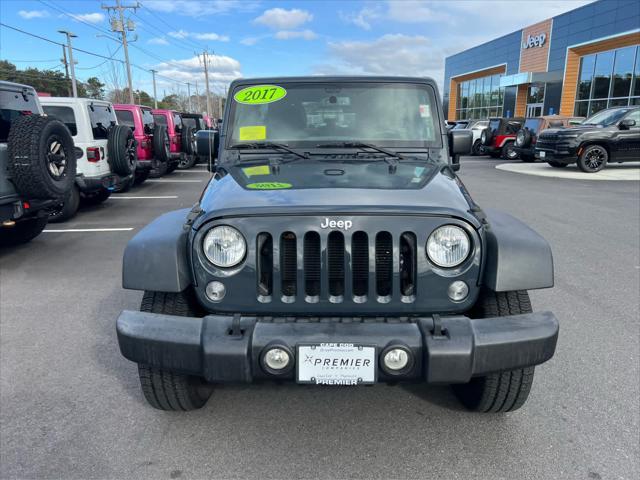 used 2017 Jeep Wrangler Unlimited car, priced at $22,975