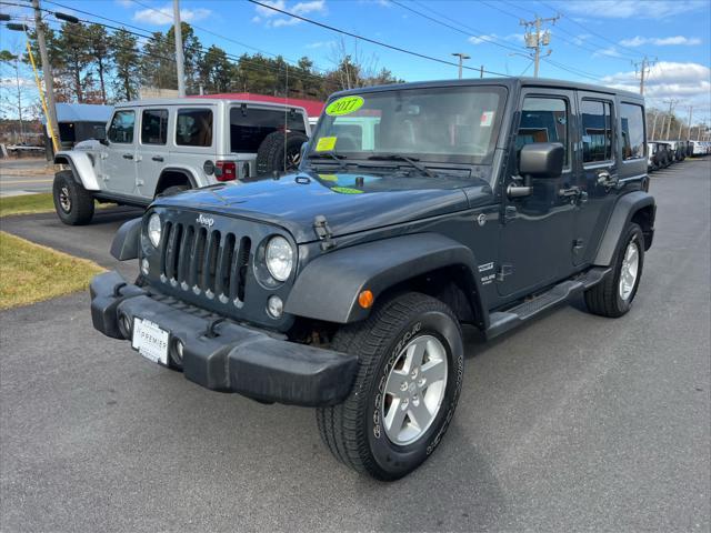 used 2017 Jeep Wrangler Unlimited car, priced at $22,975