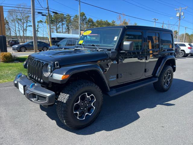 used 2022 Jeep Wrangler Unlimited 4xe car, priced at $36,575