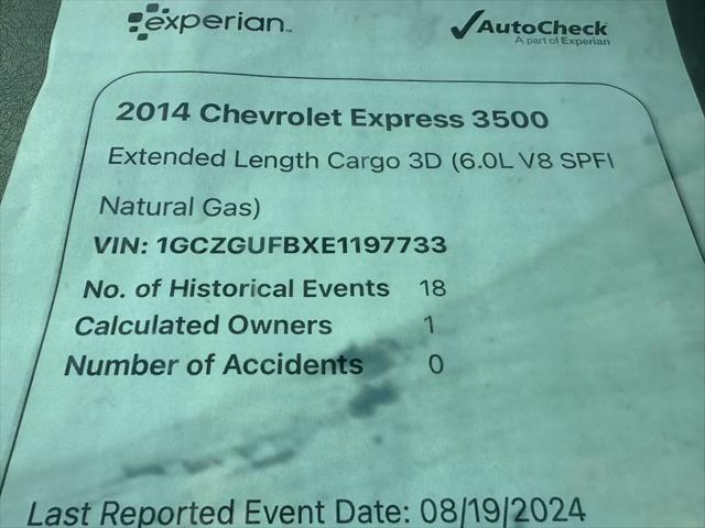 used 2014 Chevrolet Express 3500 car, priced at $16,150