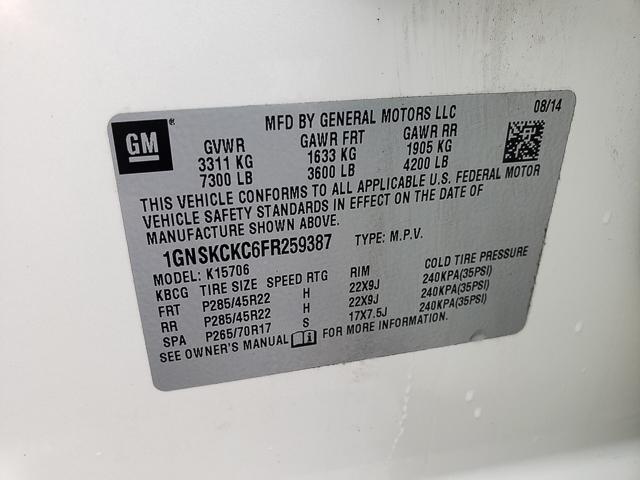 used 2015 Chevrolet Tahoe car, priced at $22,888