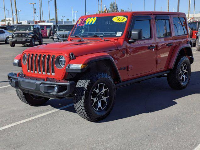 used 2020 Jeep Wrangler Unlimited car, priced at $37,499