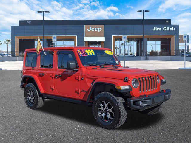 used 2020 Jeep Wrangler Unlimited car, priced at $37,499