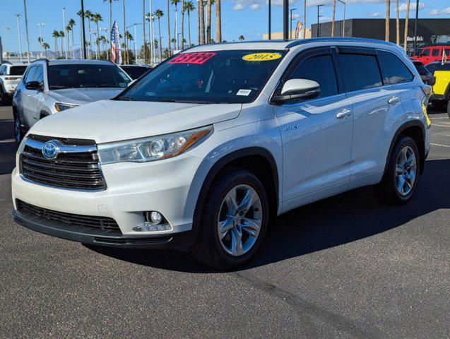 used 2015 Toyota Highlander Hybrid car, priced at $25,999