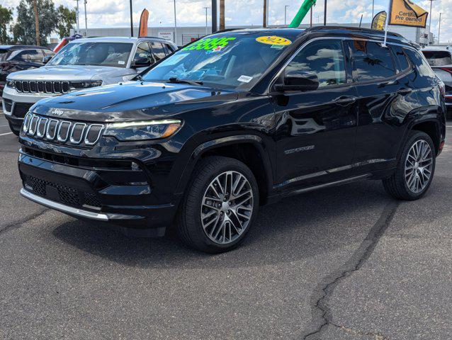 used 2022 Jeep Compass car, priced at $23,495