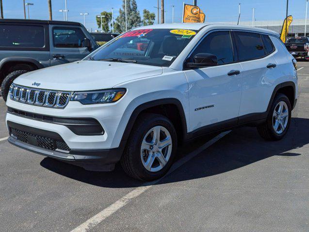 used 2024 Jeep Compass car, priced at $27,999