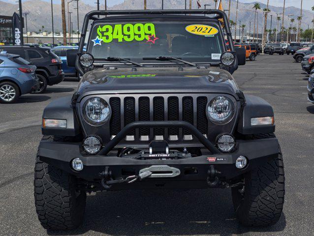 used 2021 Jeep Wrangler Unlimited car, priced at $34,749