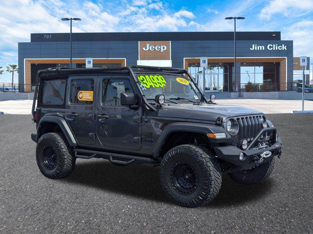 used 2021 Jeep Wrangler Unlimited car, priced at $34,749
