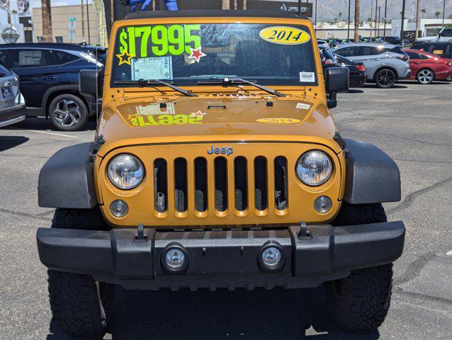 used 2014 Jeep Wrangler Unlimited car, priced at $17,995