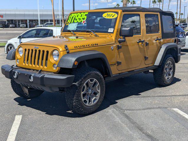 used 2014 Jeep Wrangler Unlimited car, priced at $17,995