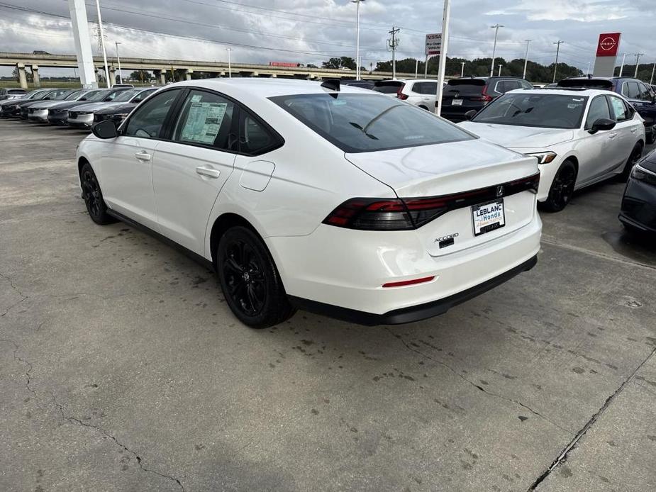 new 2025 Honda Accord car, priced at $30,650