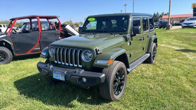 used 2021 Jeep Wrangler Unlimited car, priced at $34,995