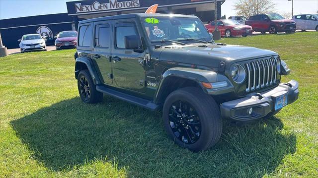 used 2021 Jeep Wrangler Unlimited car, priced at $34,995