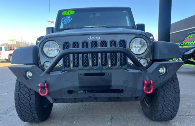 used 2015 Jeep Wrangler Unlimited car, priced at $20,495