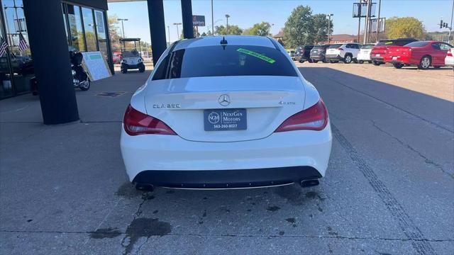 used 2014 Mercedes-Benz CLA-Class car, priced at $14,995