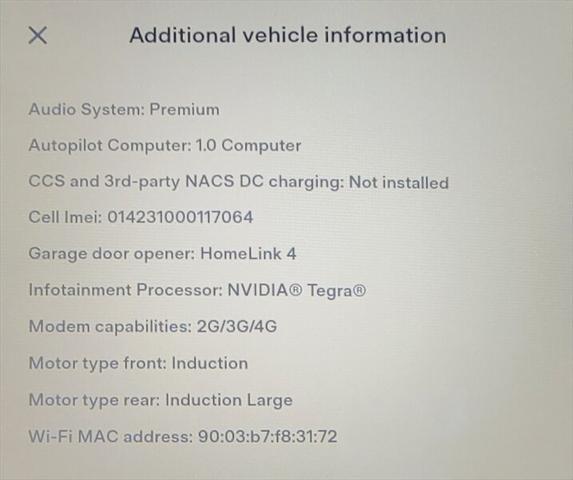 used 2015 Tesla Model S car, priced at $16,999