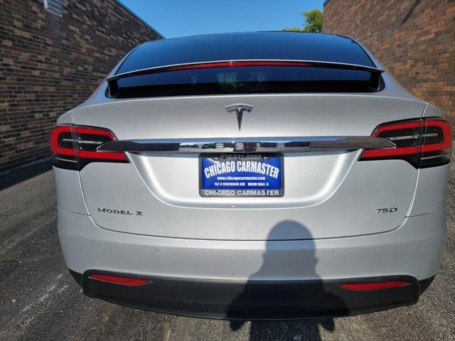 used 2017 Tesla Model X car, priced at $19,999