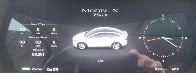 used 2017 Tesla Model X car, priced at $19,999