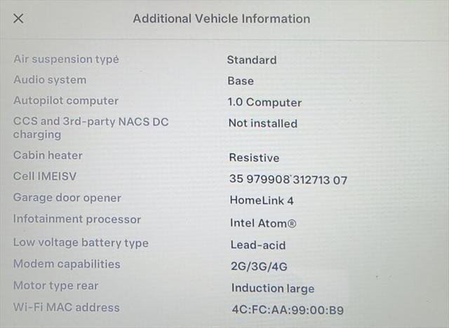 used 2015 Tesla Model S car, priced at $13,999