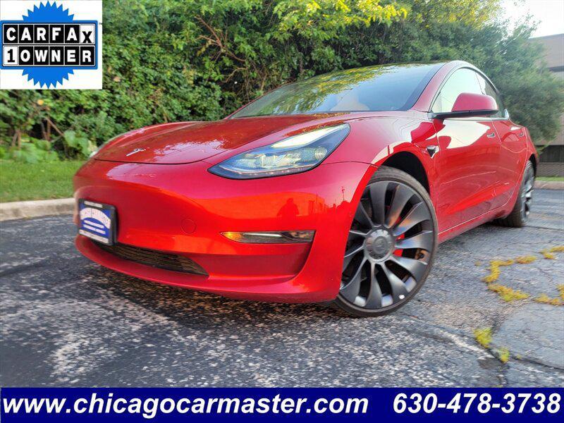 used 2021 Tesla Model 3 car, priced at $15,999