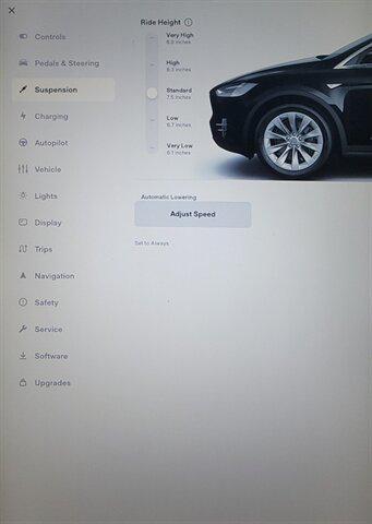 used 2017 Tesla Model X car, priced at $20,999