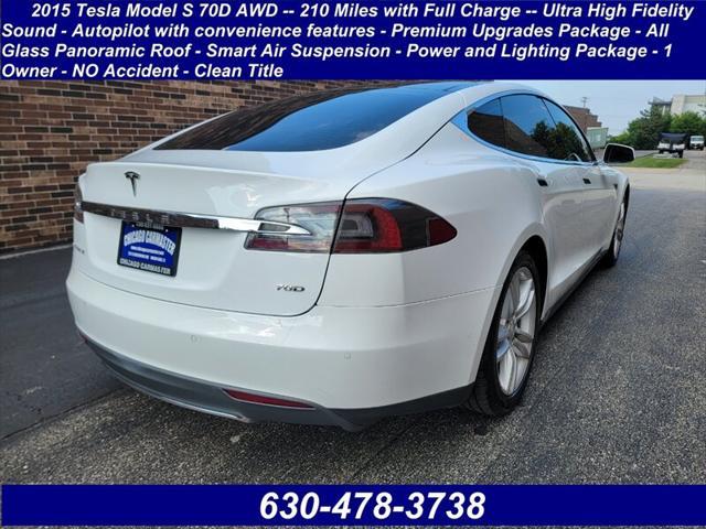used 2015 Tesla Model S car, priced at $11,999