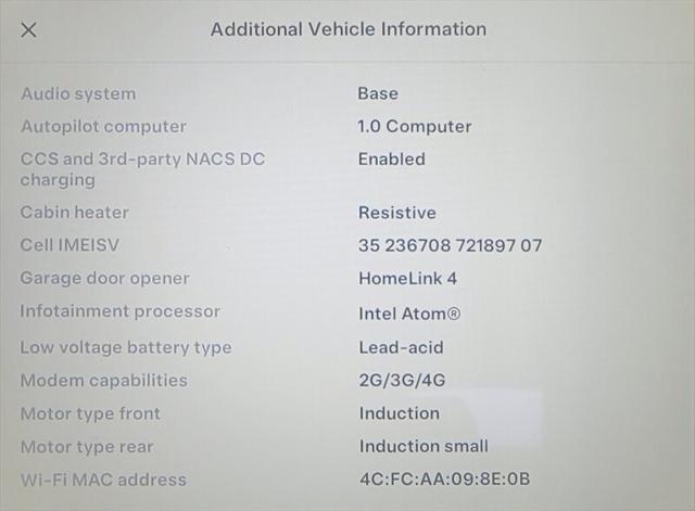 used 2015 Tesla Model S car, priced at $13,999
