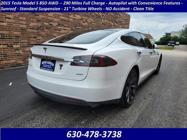 used 2015 Tesla Model S car, priced at $13,999