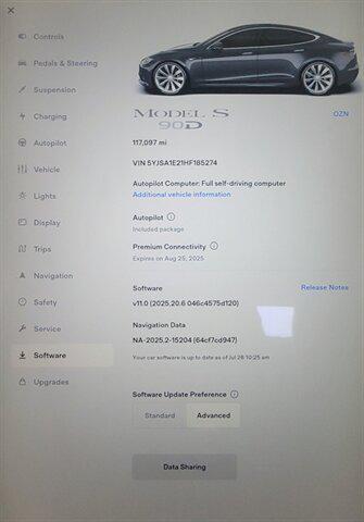 used 2017 Tesla Model S car, priced at $15,999