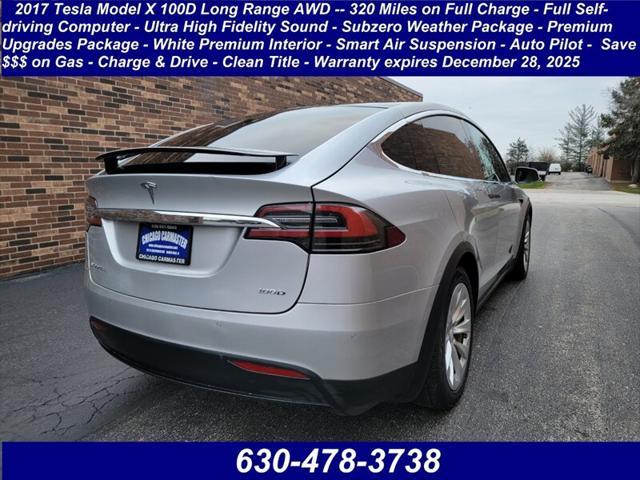 used 2017 Tesla Model X car, priced at $22,999