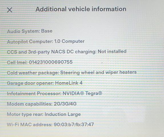 used 2016 Tesla Model S car, priced at $13,999