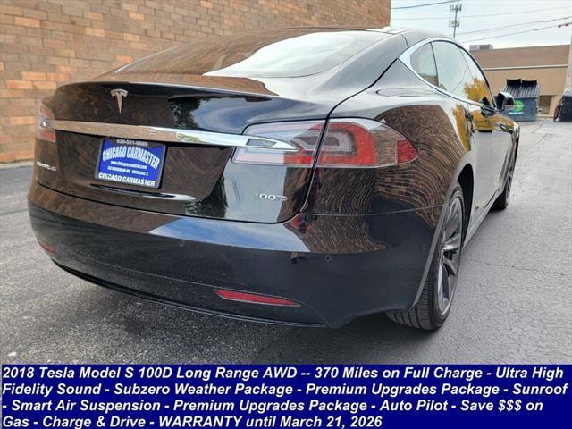 used 2018 Tesla Model S car, priced at $27,999