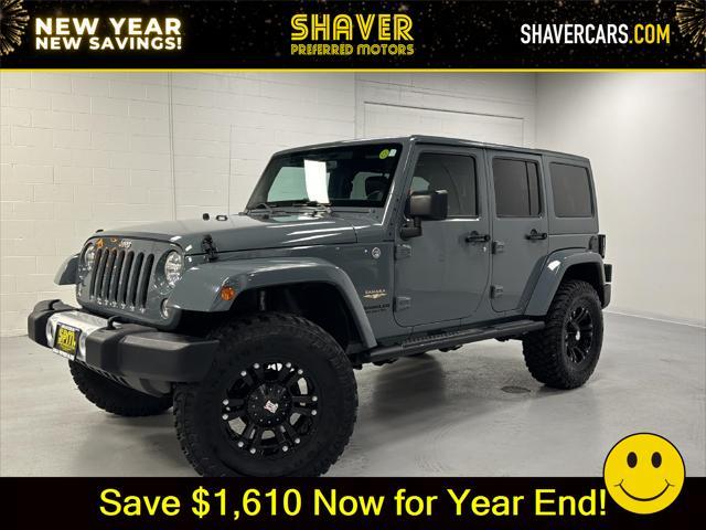 used 2014 Jeep Wrangler Unlimited car, priced at $22,590