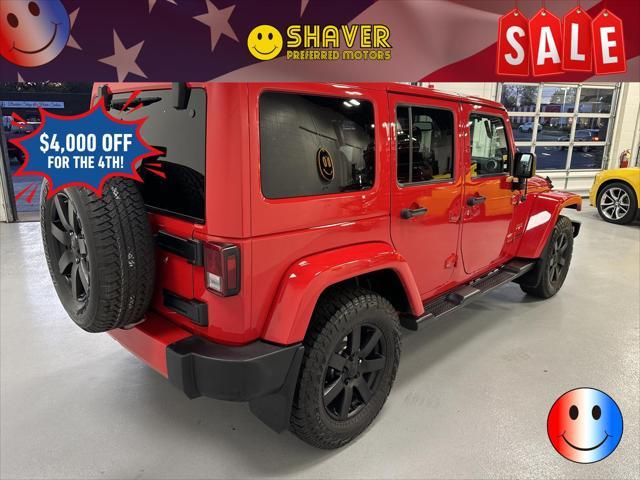 used 2016 Jeep Wrangler Unlimited car, priced at $23,990