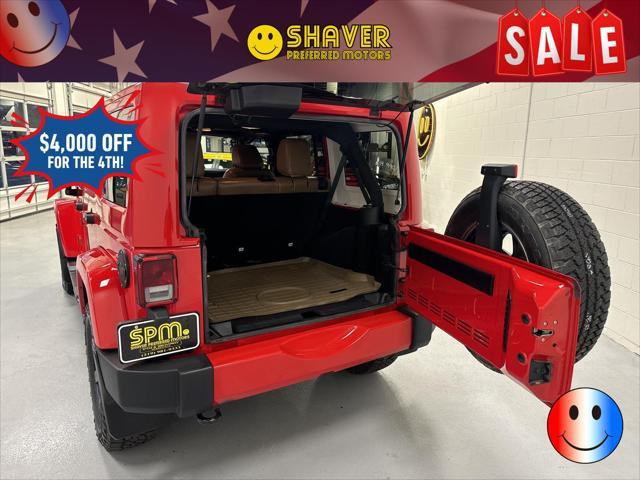 used 2016 Jeep Wrangler Unlimited car, priced at $23,990