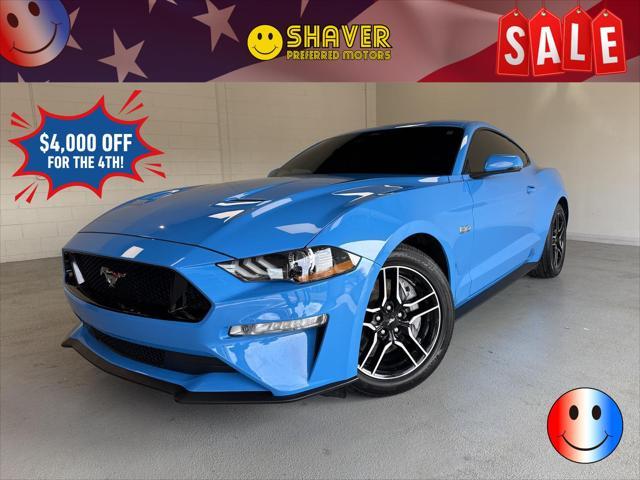 used 2022 Ford Mustang car, priced at $36,990