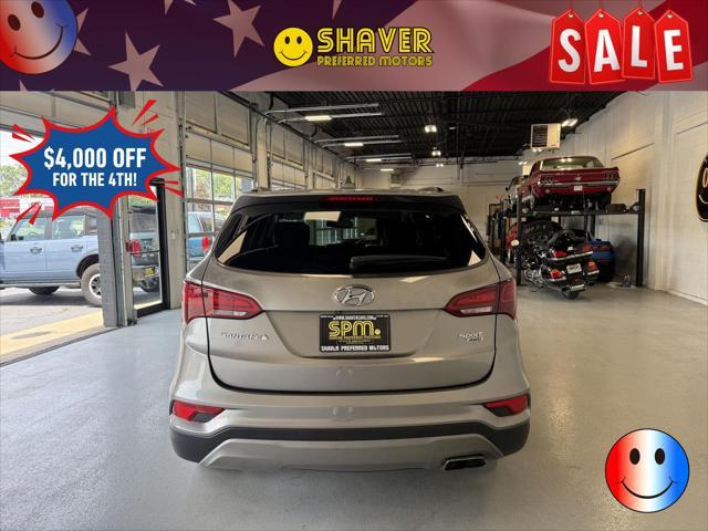 used 2018 Hyundai Santa Fe Sport car, priced at $16,890