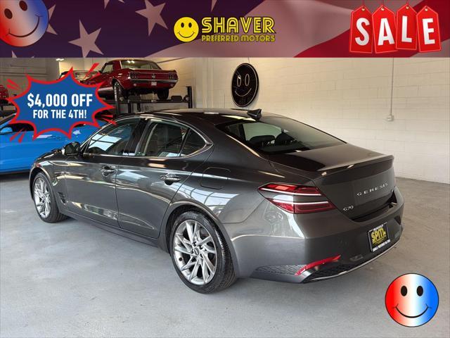 used 2022 Genesis G70 car, priced at $29,990
