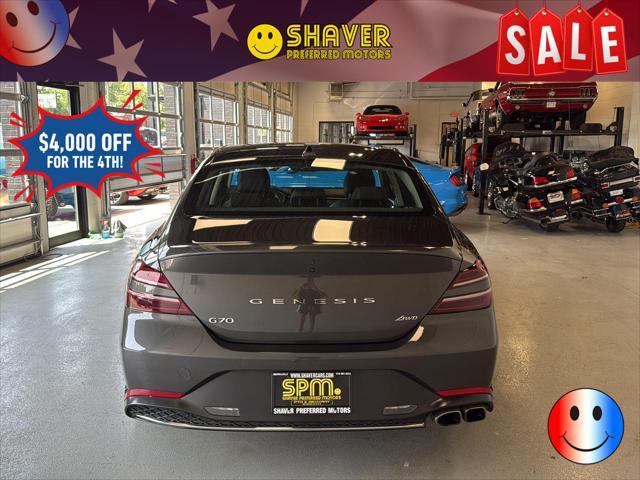 used 2022 Genesis G70 car, priced at $29,990