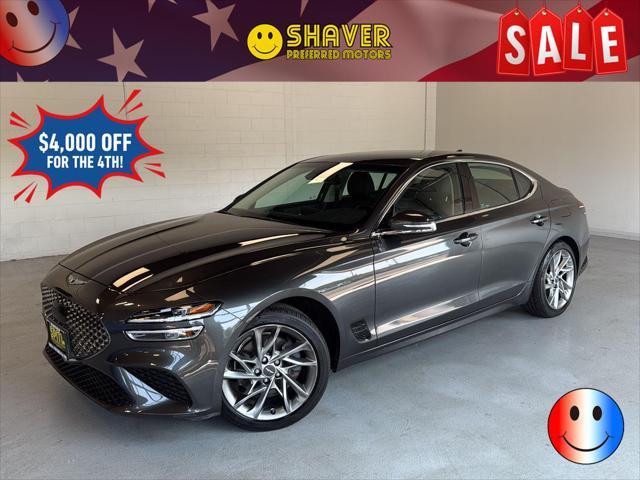 used 2022 Genesis G70 car, priced at $29,990