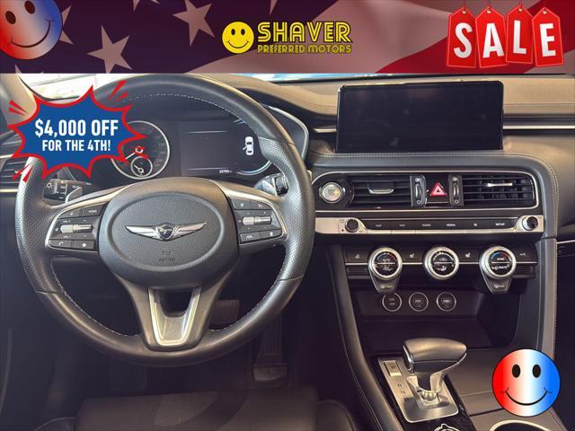 used 2022 Genesis G70 car, priced at $29,990