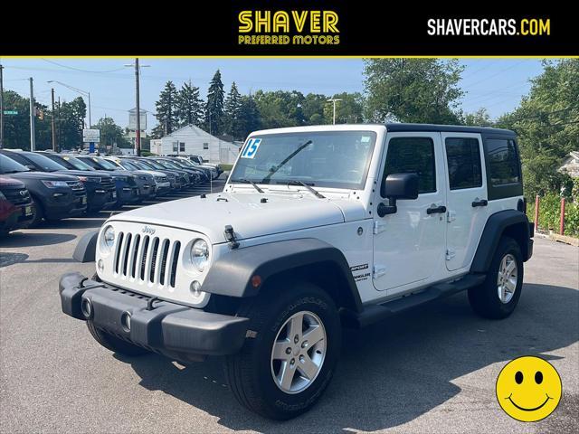 used 2015 Jeep Wrangler Unlimited car, priced at $17,990